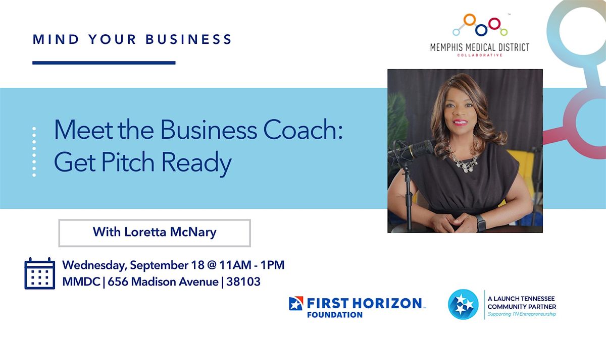 Meet the Business Coach: Get Pitch Ready