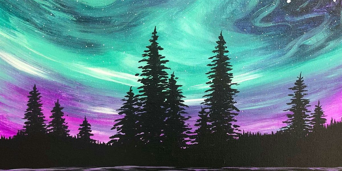 Aurora Reflections - Paint and Sip by Classpop!\u2122