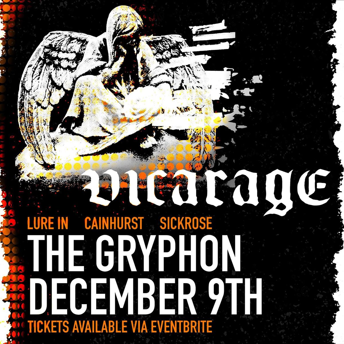 Dissonance Promotions Presents Vicarage Live At The Gryphon |09\/12