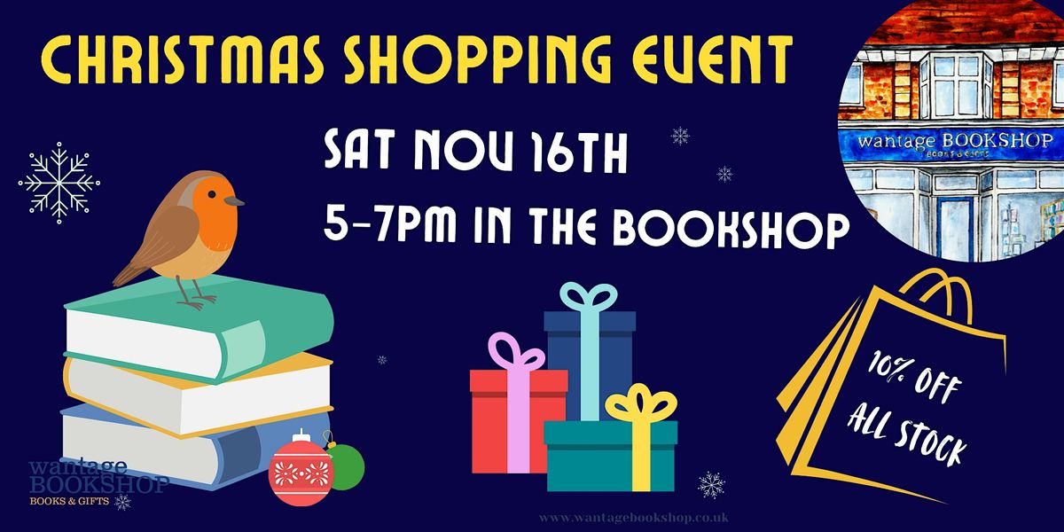 Christmas Shopping Event at Wantage Bookshop