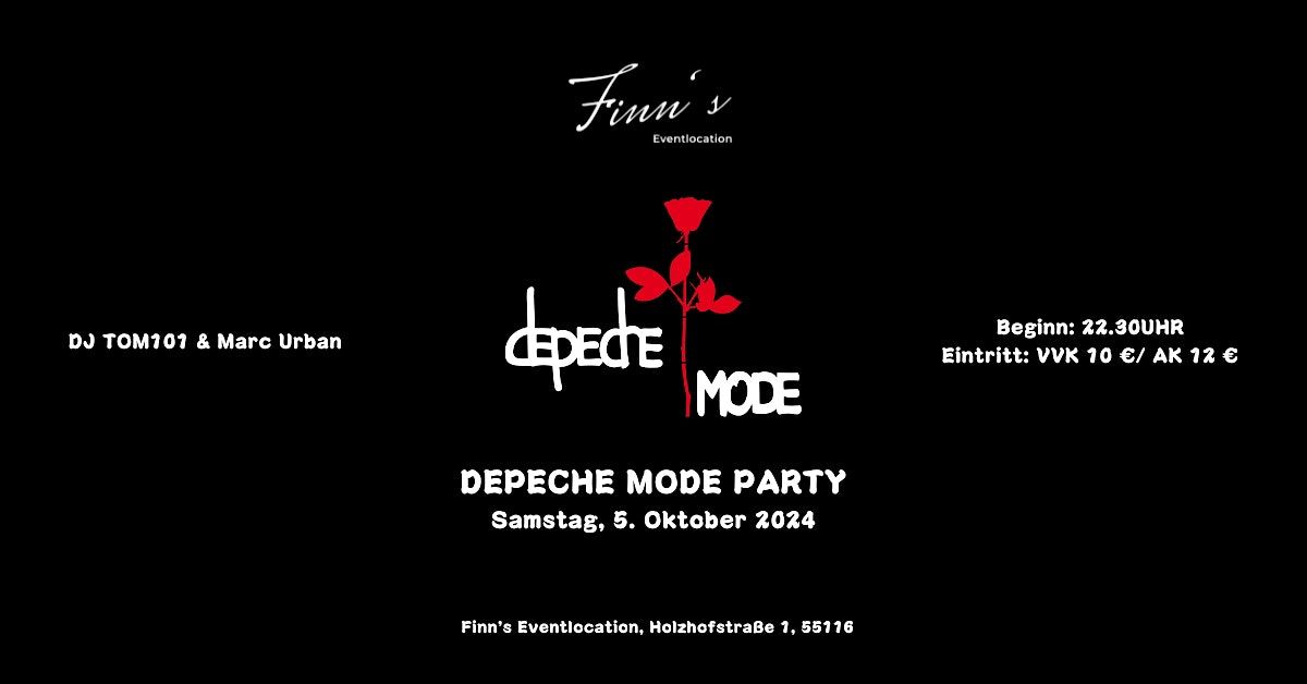 Depeche Mode Party - One Night im Finn\u00b4s
