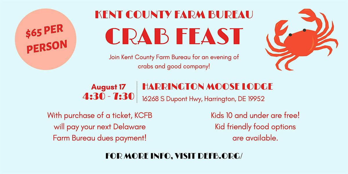 Kent County Farm Bureau Crab Feast
