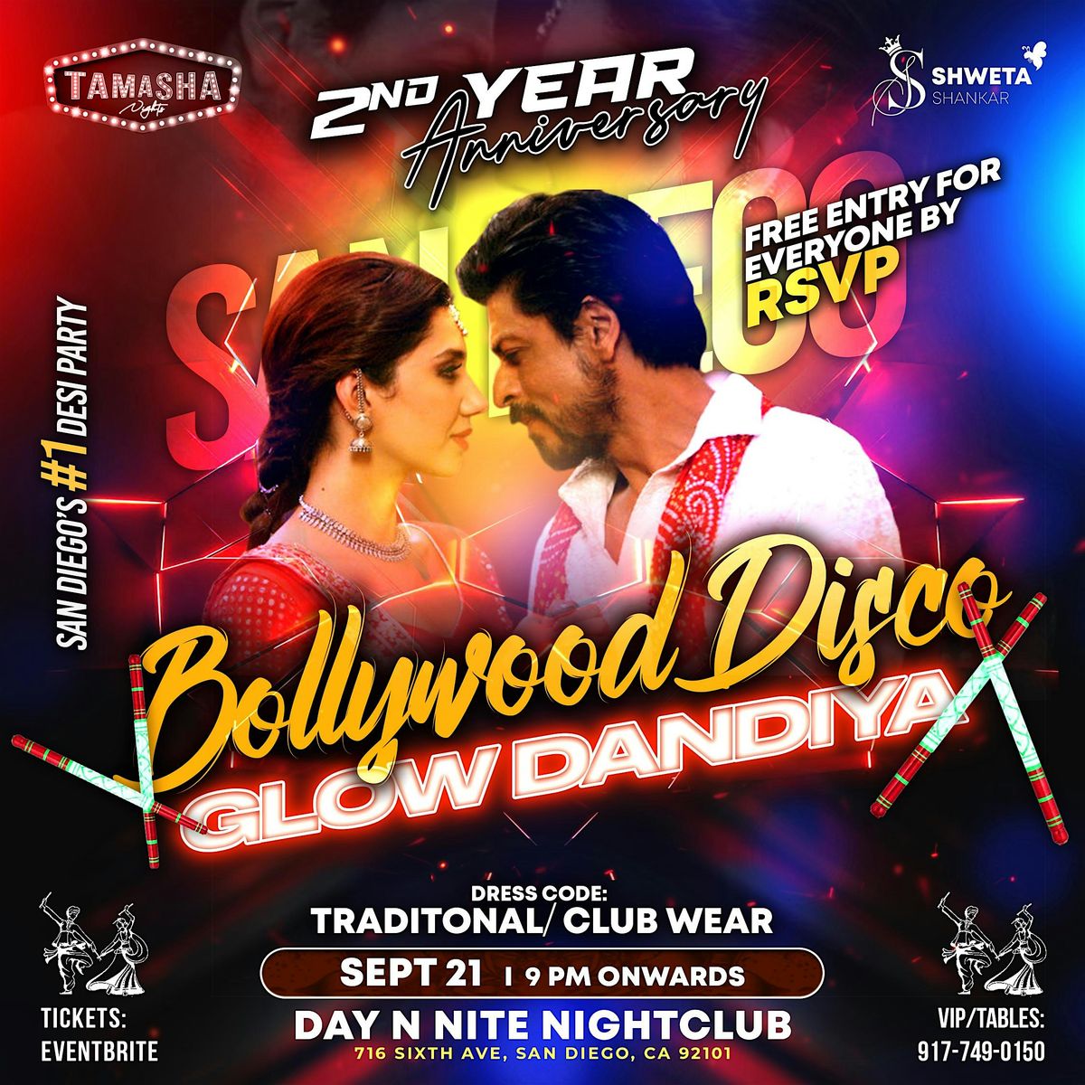 SAN DIEGO BOLLYWOOD DISCO DANDIYA @DAY N NITE NIGHTCLUB