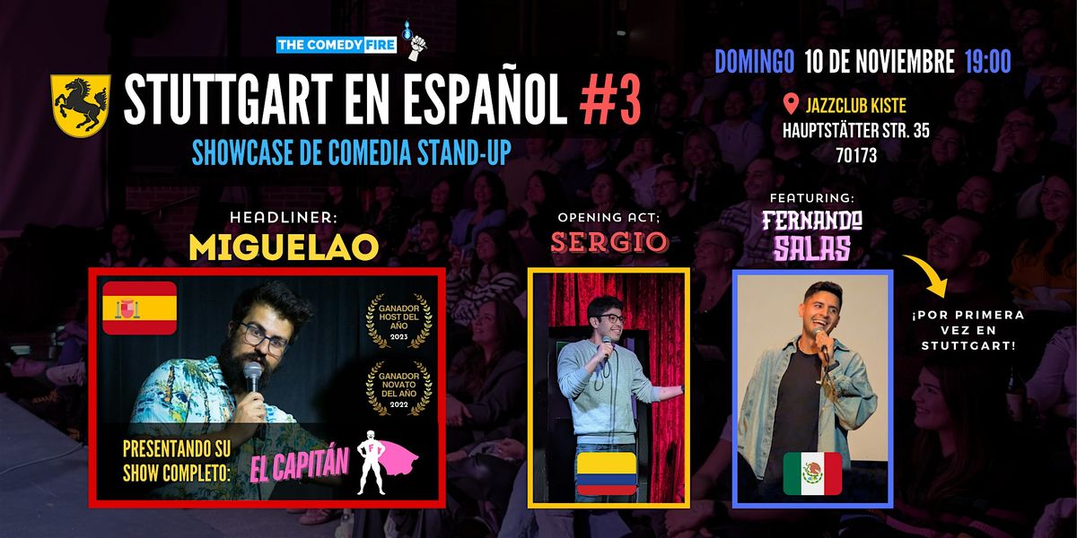 Stuttgart en Espa\u00f1ol #3 - El show de comedia stand-up en tu idioma