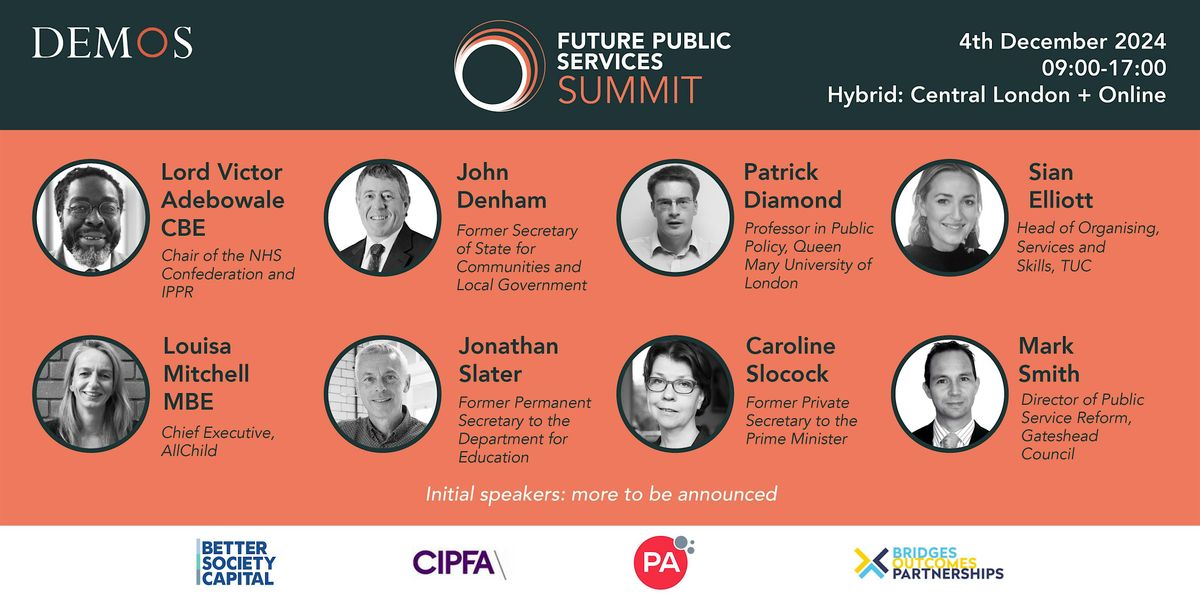 Future Public Services Summit