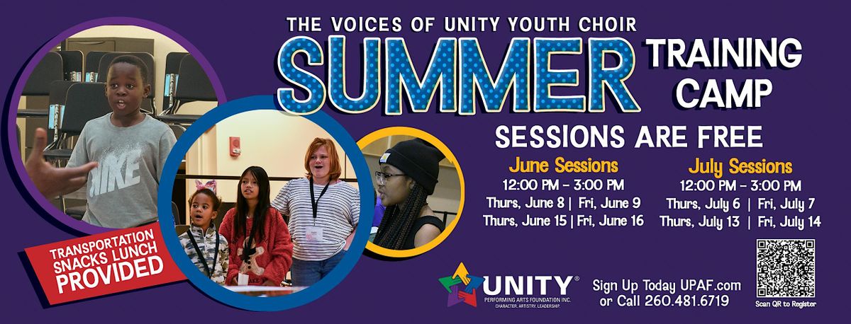 Voices of Unity Youth Choir Summer Training Camp