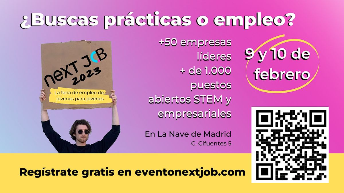 Feria de Empleo Next Job 2023: STEM y Empresariales
