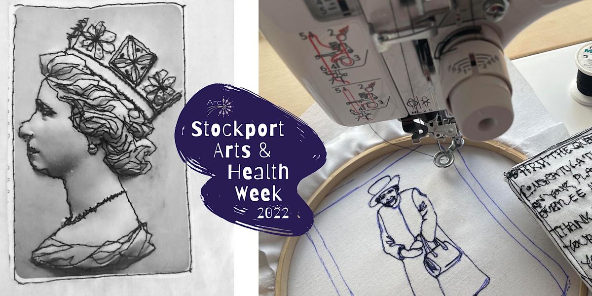 Freehand Machine Embroidery to Celebrate the Life of Queen Elizabeth II