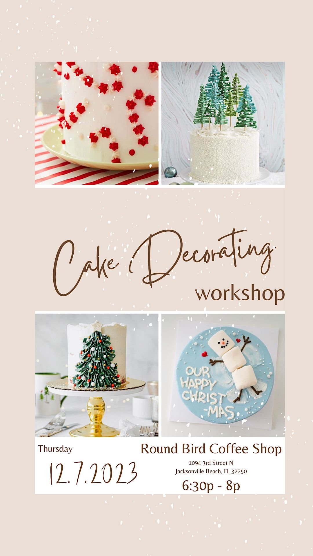 Holiday Cake Decorating Workshop