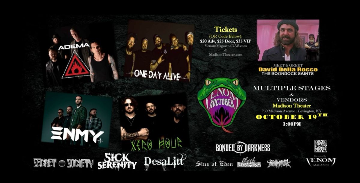 ROCTOBER with ROCCO of the Boondock Saints, ADEMA, One Day Alive, ENMY, Xero Hour, & MORE! 2 STAGES!