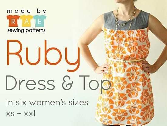 Ruby Top \/ Dress (Made by Rae pattern)