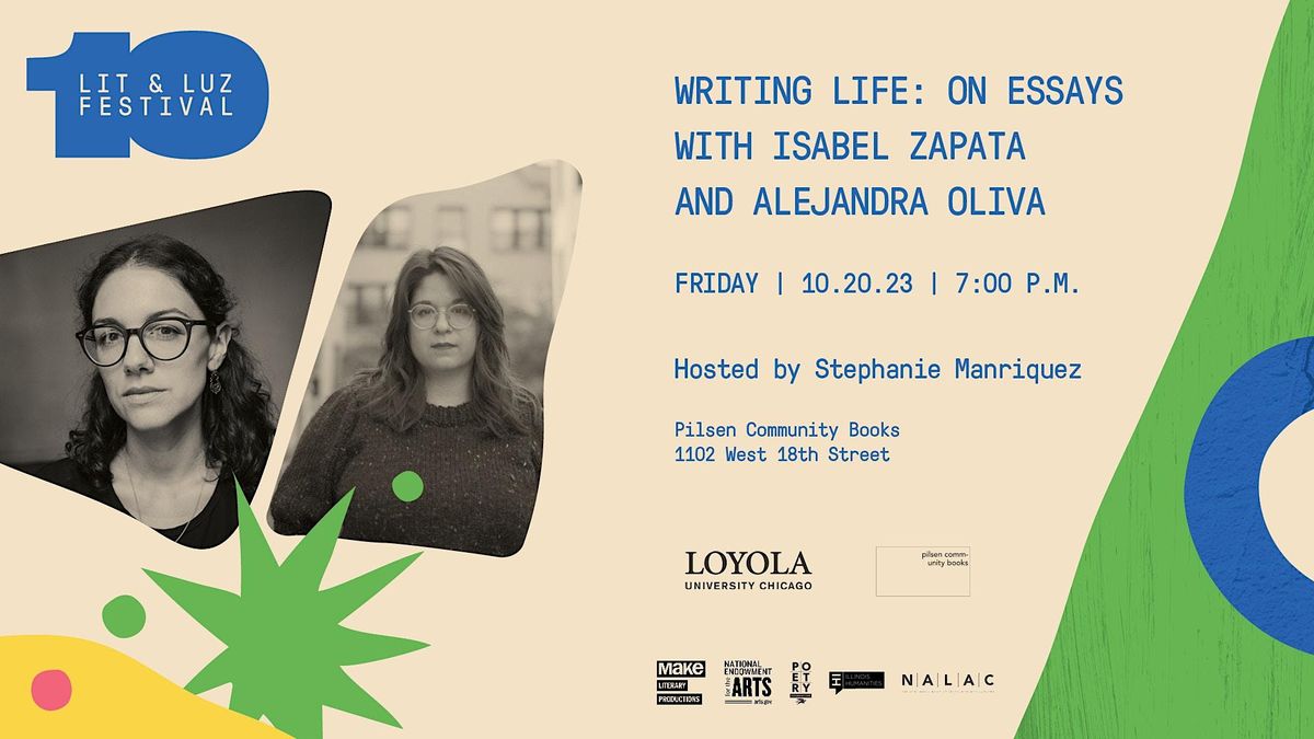 Writing Life: On Essays with Isabel Zapata and Alejandra Oliva