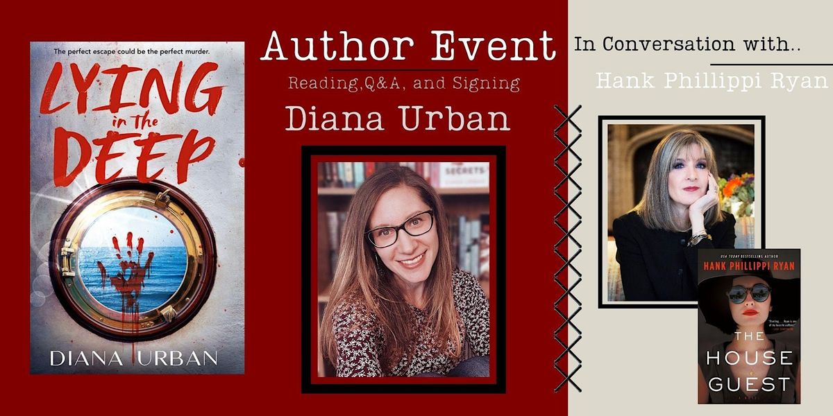 Diana Urban Reading in conversation with Hank Phillippi Ryan