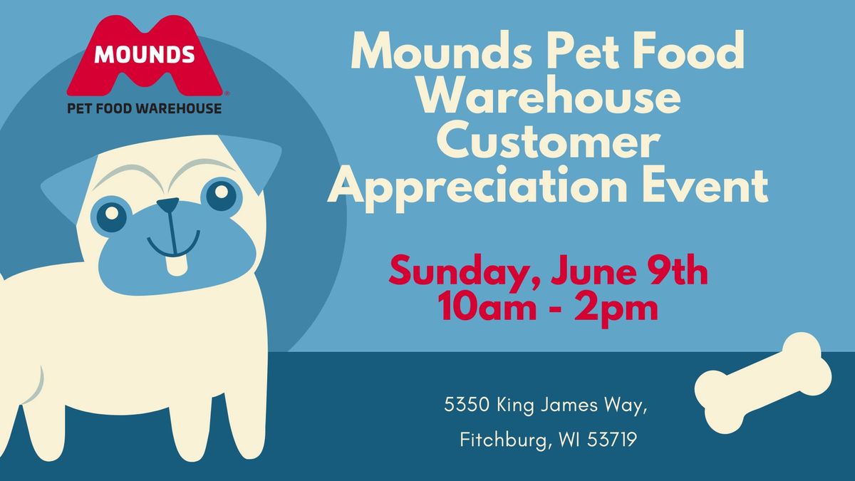 JR's at Mounds Pet Food Warehouse Customer Appreciation Event - Fitchburg