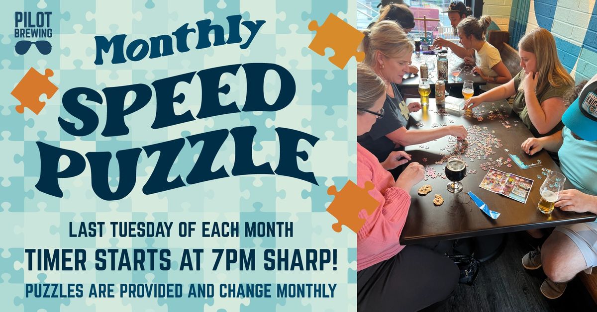 Monthly Speed Puzzle Competition!