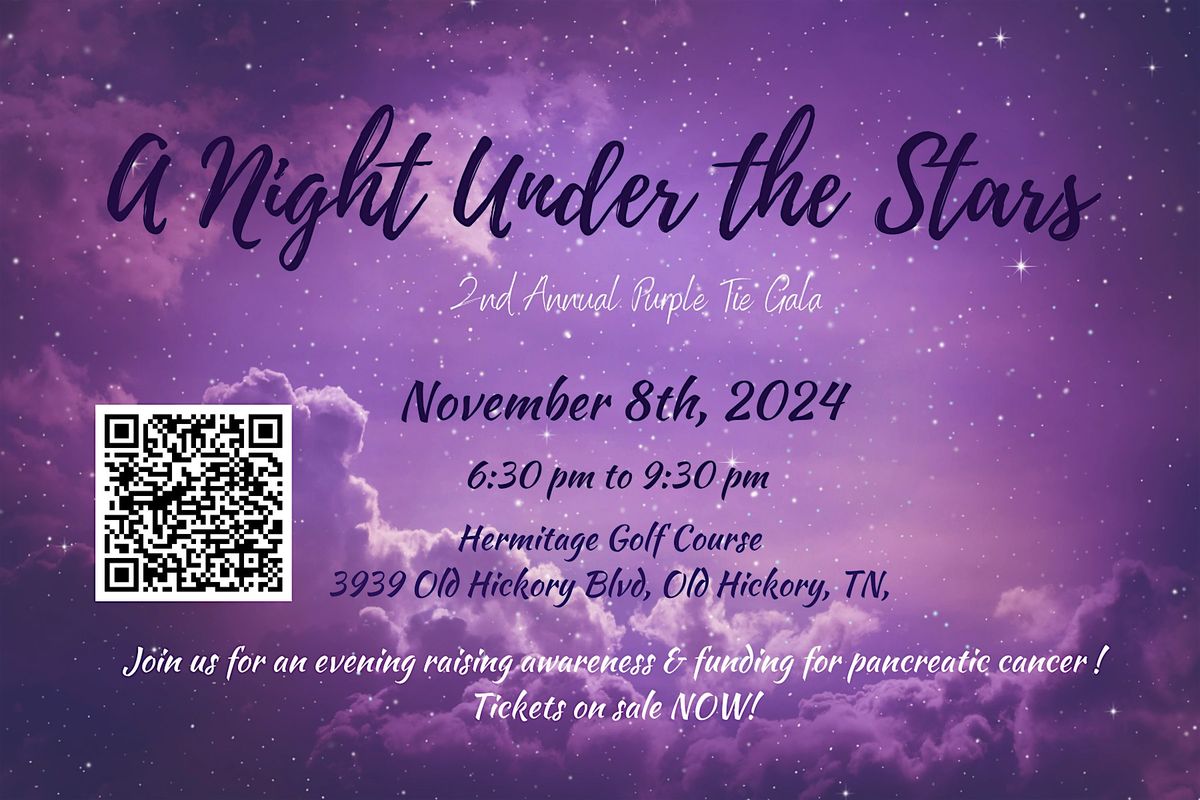 2nd Annual Purple Tie Gala: "A Night Under the Stars"