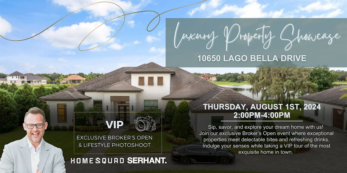 Luxury Property Showcase: Exclusive Broker's Open & Lifestyle Photoshoot