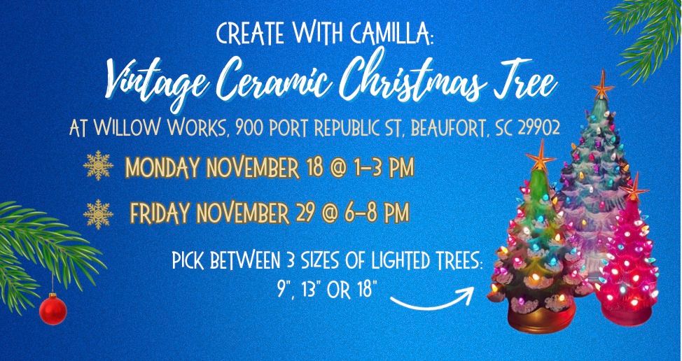 Ceramic Christmas Tree Workshop - November 29