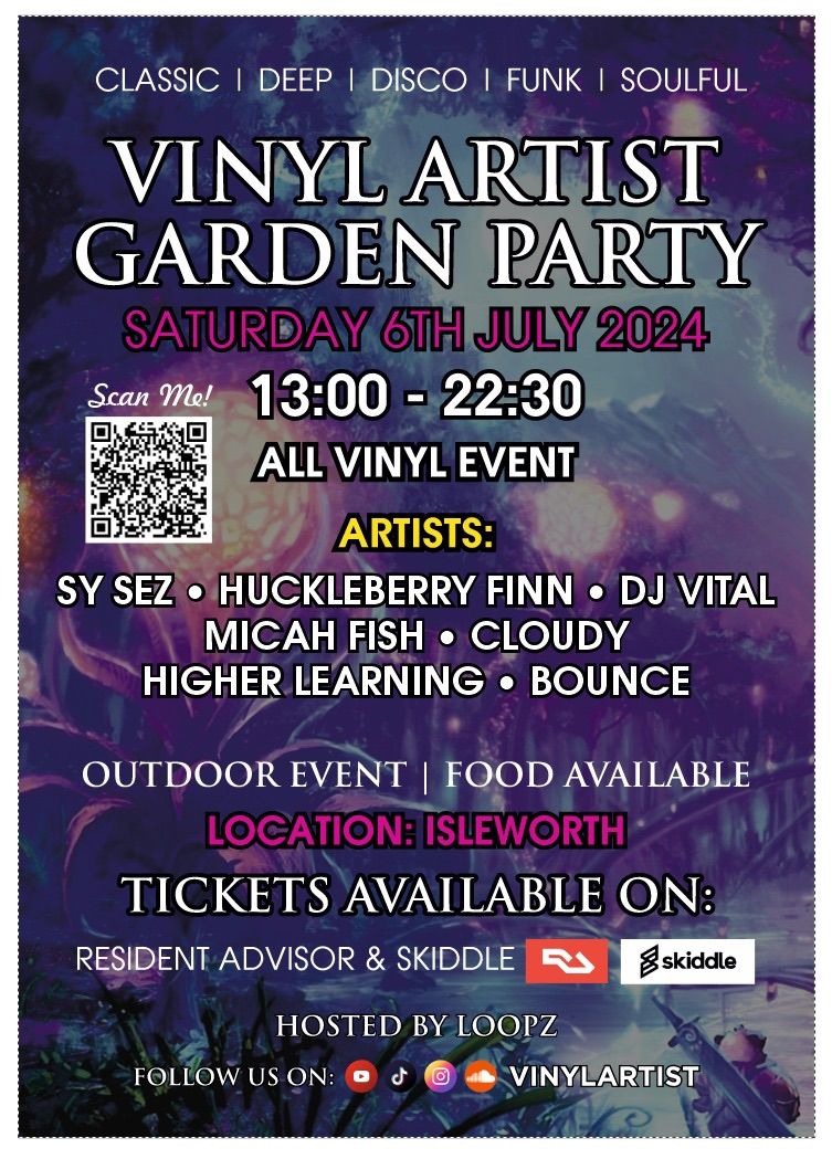 Vinyl Artist Garden Party 
