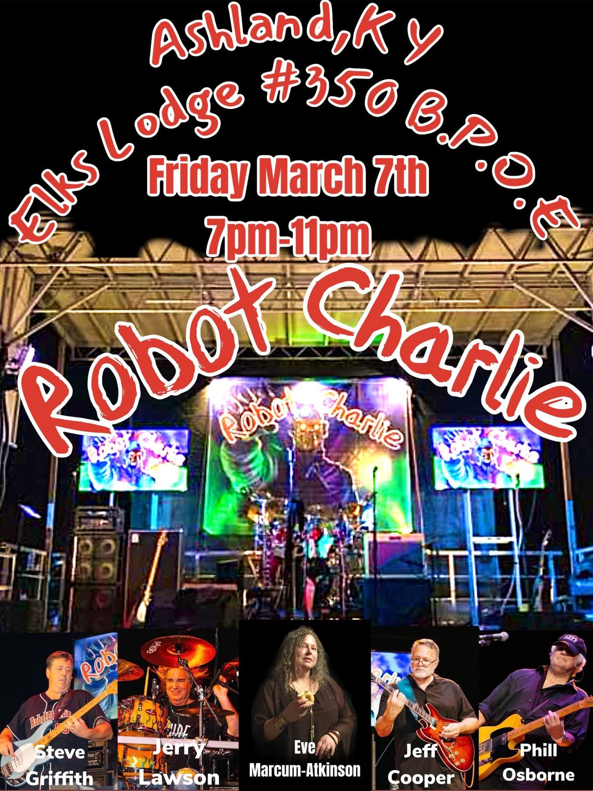 Ashland Elks Lodge 350 Friday March 7th 7pm-11pm