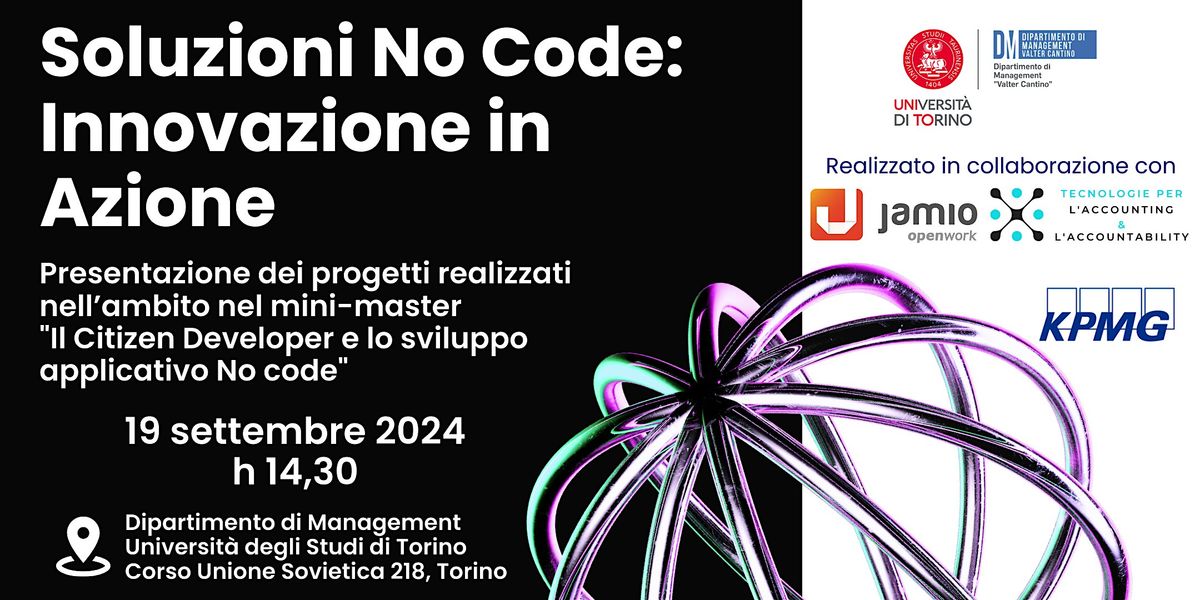 Soluzioni No Code: Innovazione in Azione