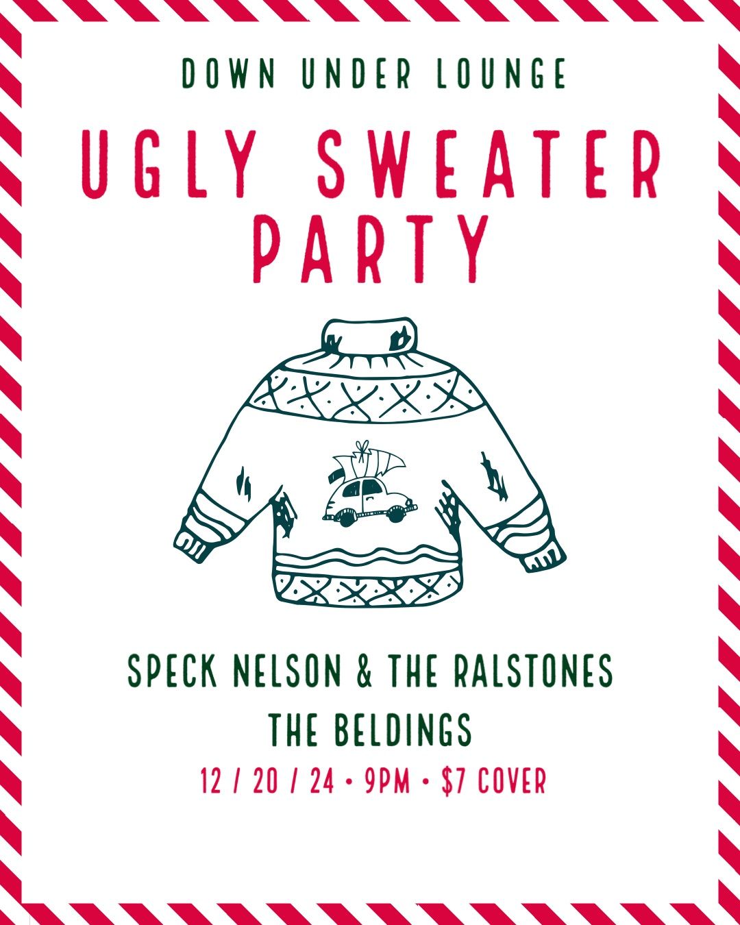 Ugly Sweater Party: Speck Nelson & the Ralstones + The Beldings