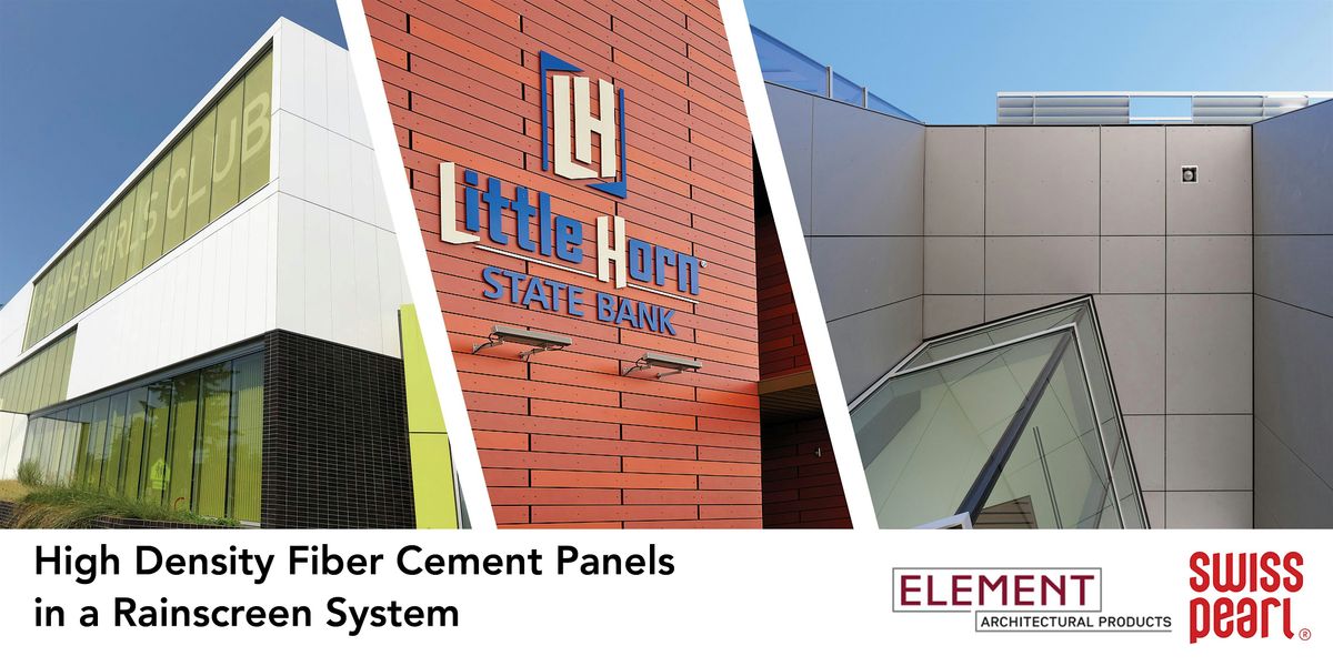 High Density Fiber Cement Panels in a Rainscreen System
