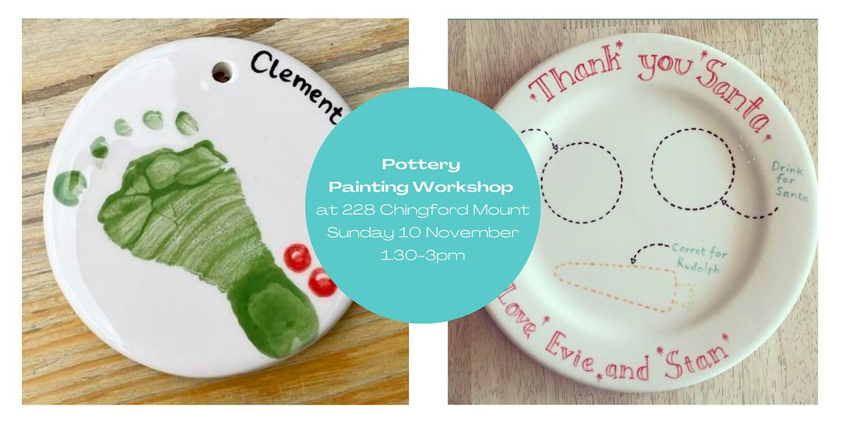 Christmas Pottery Painting Workshop