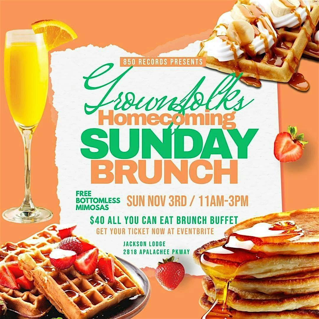 GROWNFOLKS HOMECOMING SUNDAY BRUNCH