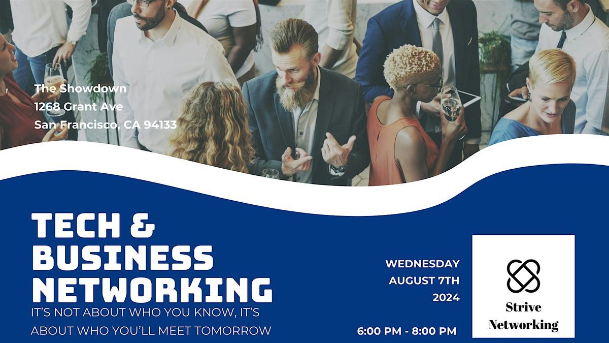 Tech and Business Networking | Elevating Your Potential - SF