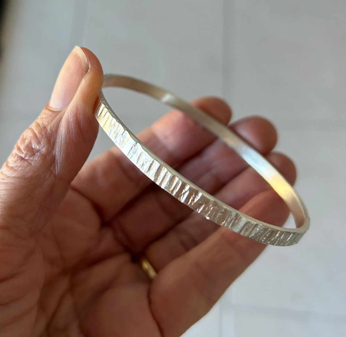 Textured Silver Bangle Workshop - 4 places available 