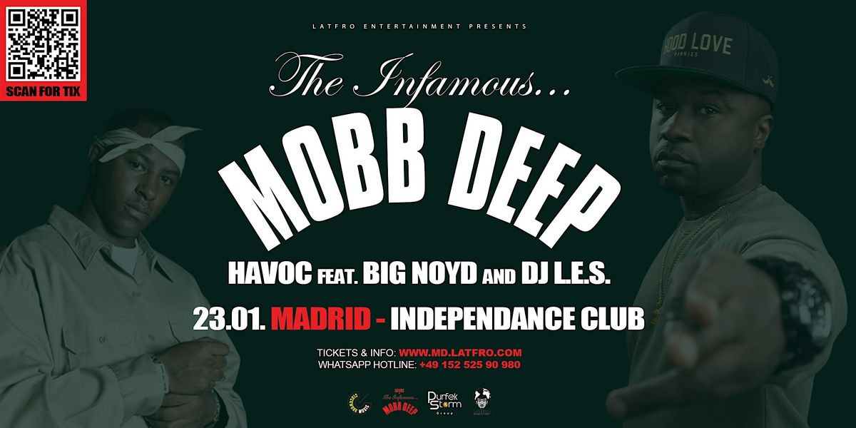 Mobb Deep (Havoc, Big Noyd, DJ.L.E.S.) Live in Madrid