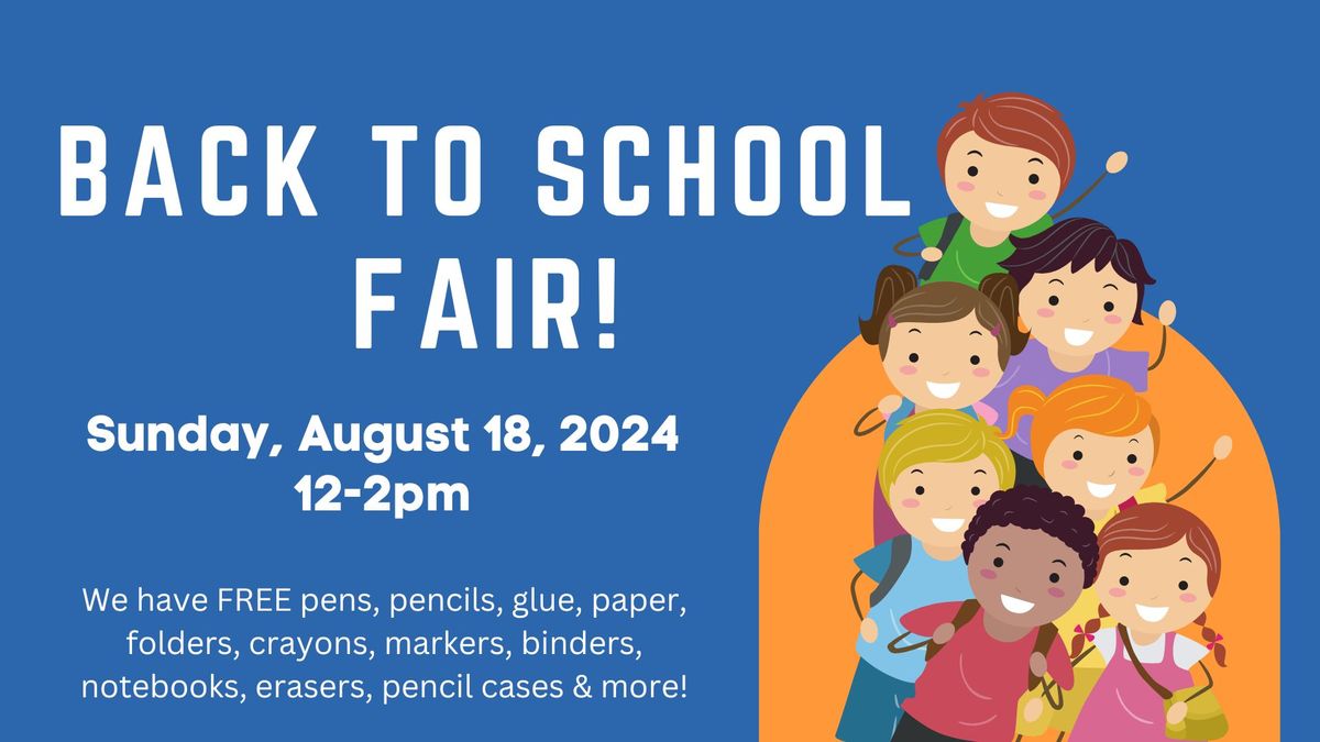 Back to School Fair 2024