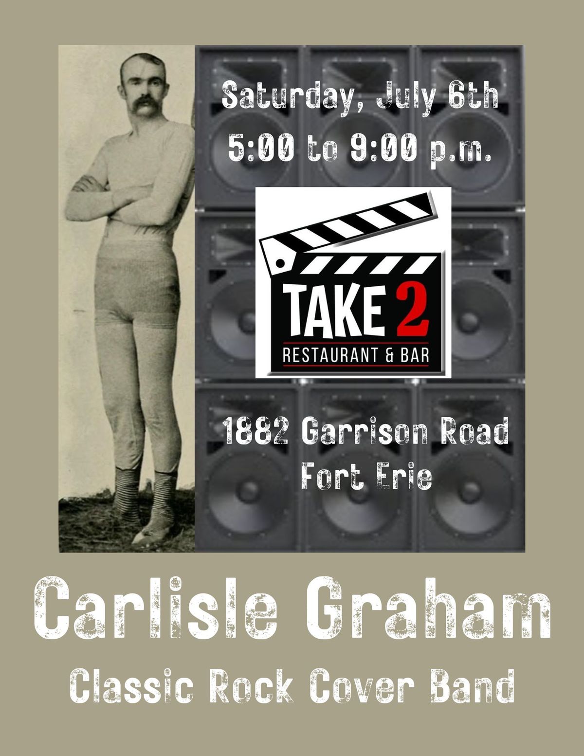 Classic rock cover band, Carlisle Graham, back at Take 2