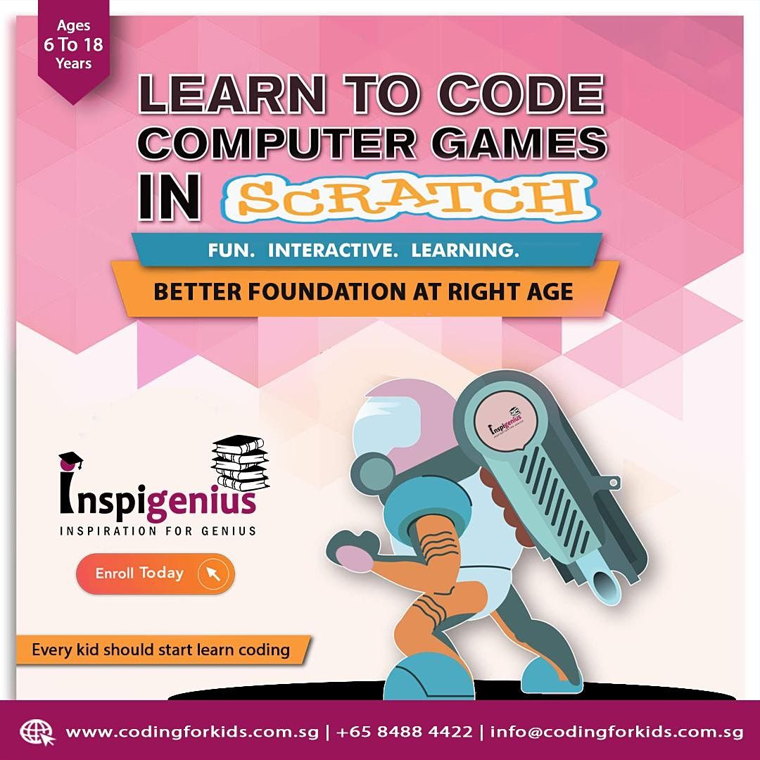 Scratch coding classes for kids singapore - Learn step by step