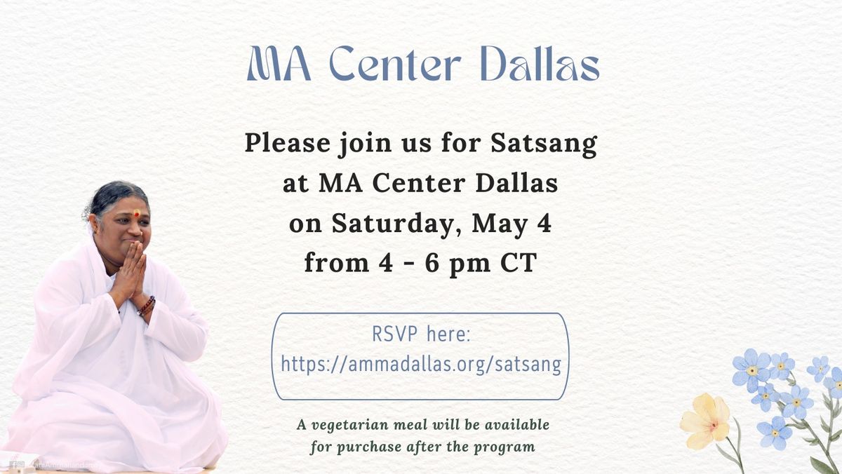 Satsang at MA Center Dallas