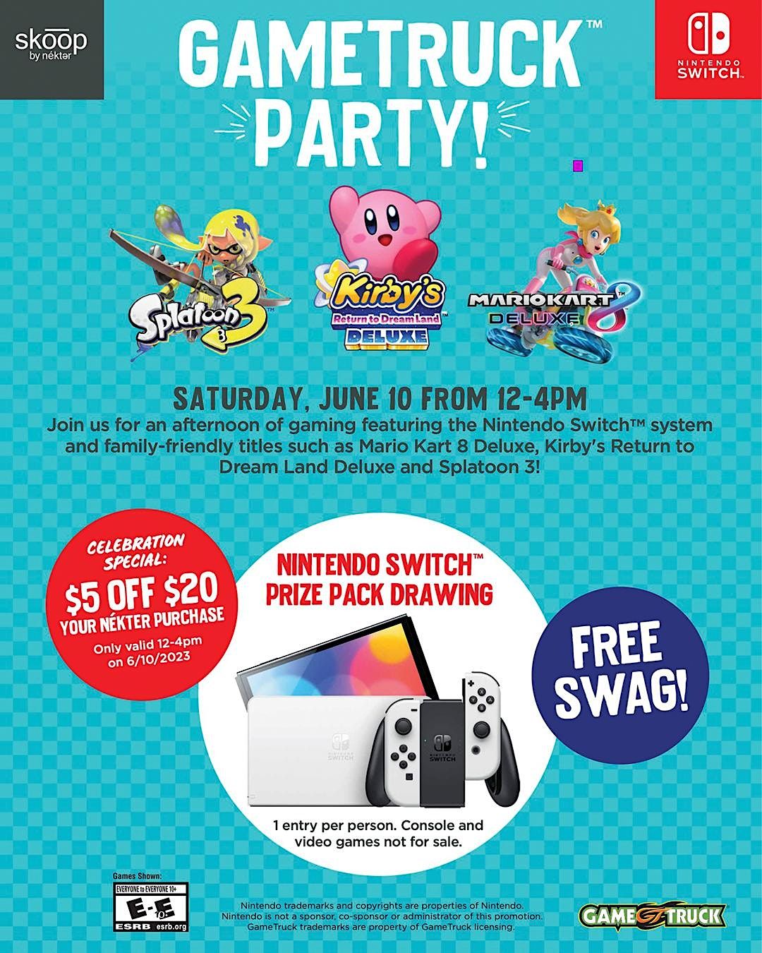 Game Truck Party!, Nekter Juice Bar, Phoenix, 10 June 2023