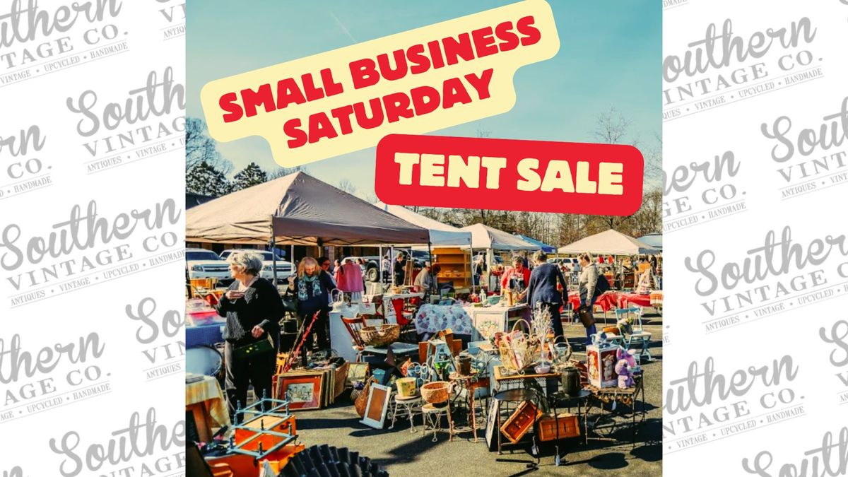 Small Business Saturday Tent Sale at Southern Vintage Co.