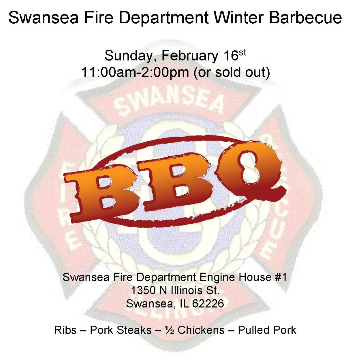 Swansea Fire Department Barbecue