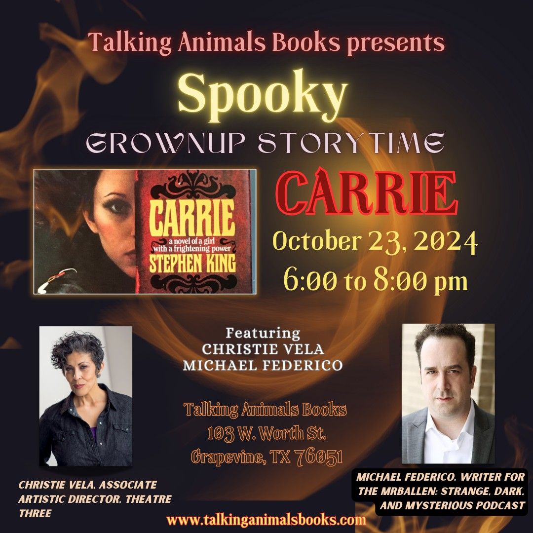 Spooky Grownup Storytime: Carrie