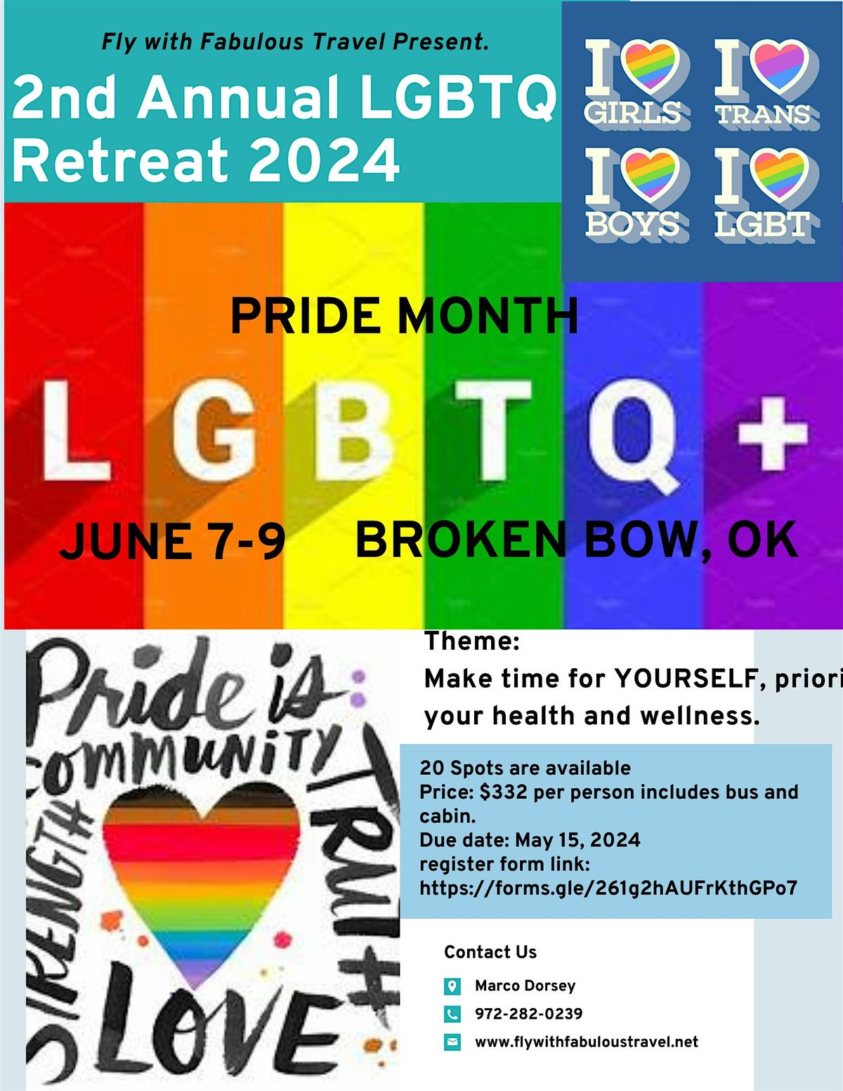 The 2nd Annual LGBTQ Pride Retreat 2024