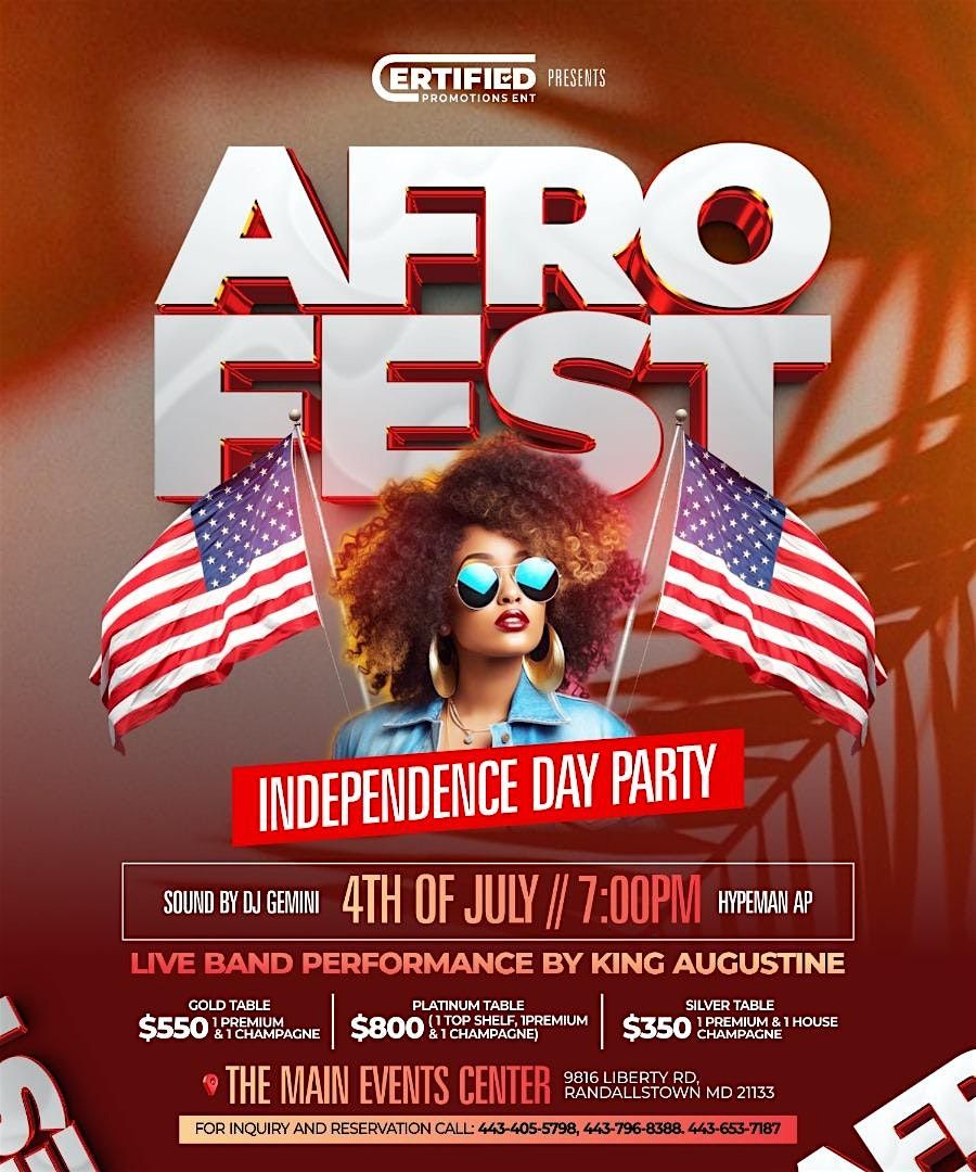 4TH OF JULY AFRO FEST