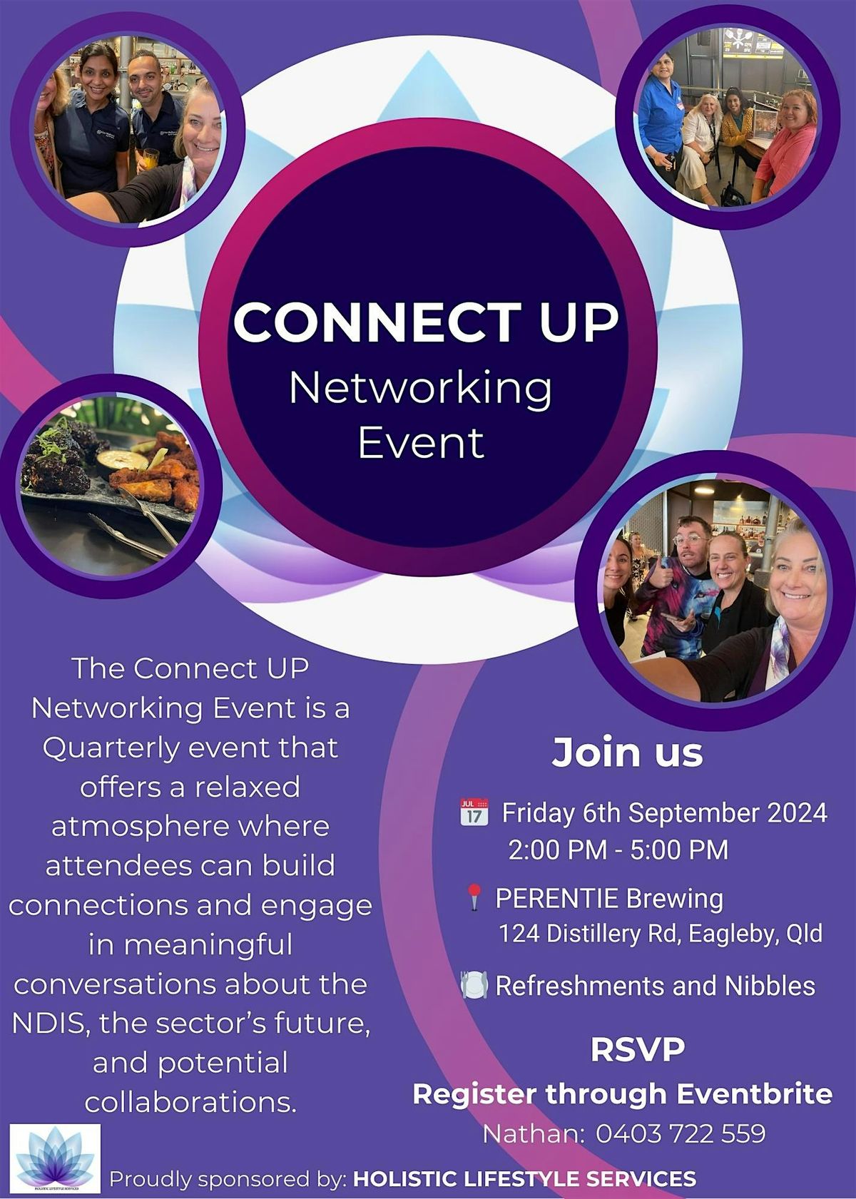 Connect UP NDIS Networking Event with a relaxed atmosphere