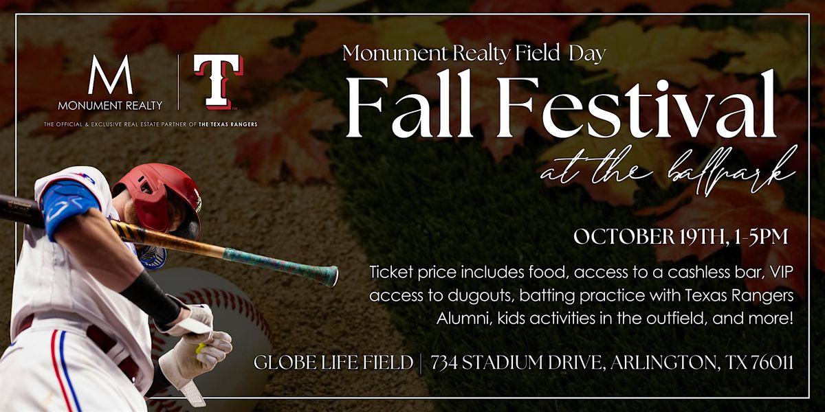 Monument's Fall Festival at the Ballpark