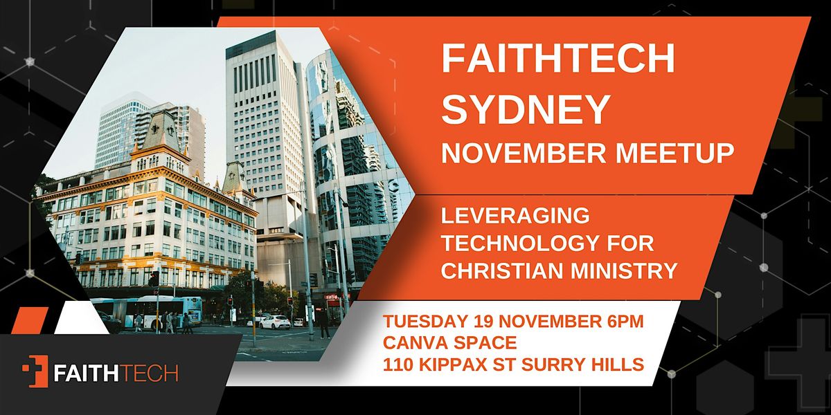 FaithTech Sydney November Meetup