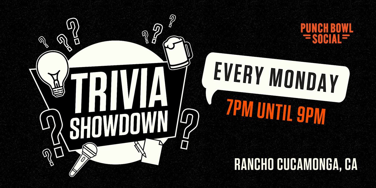 Trivia at Punch Bowl Social Rancho Cucamonga
