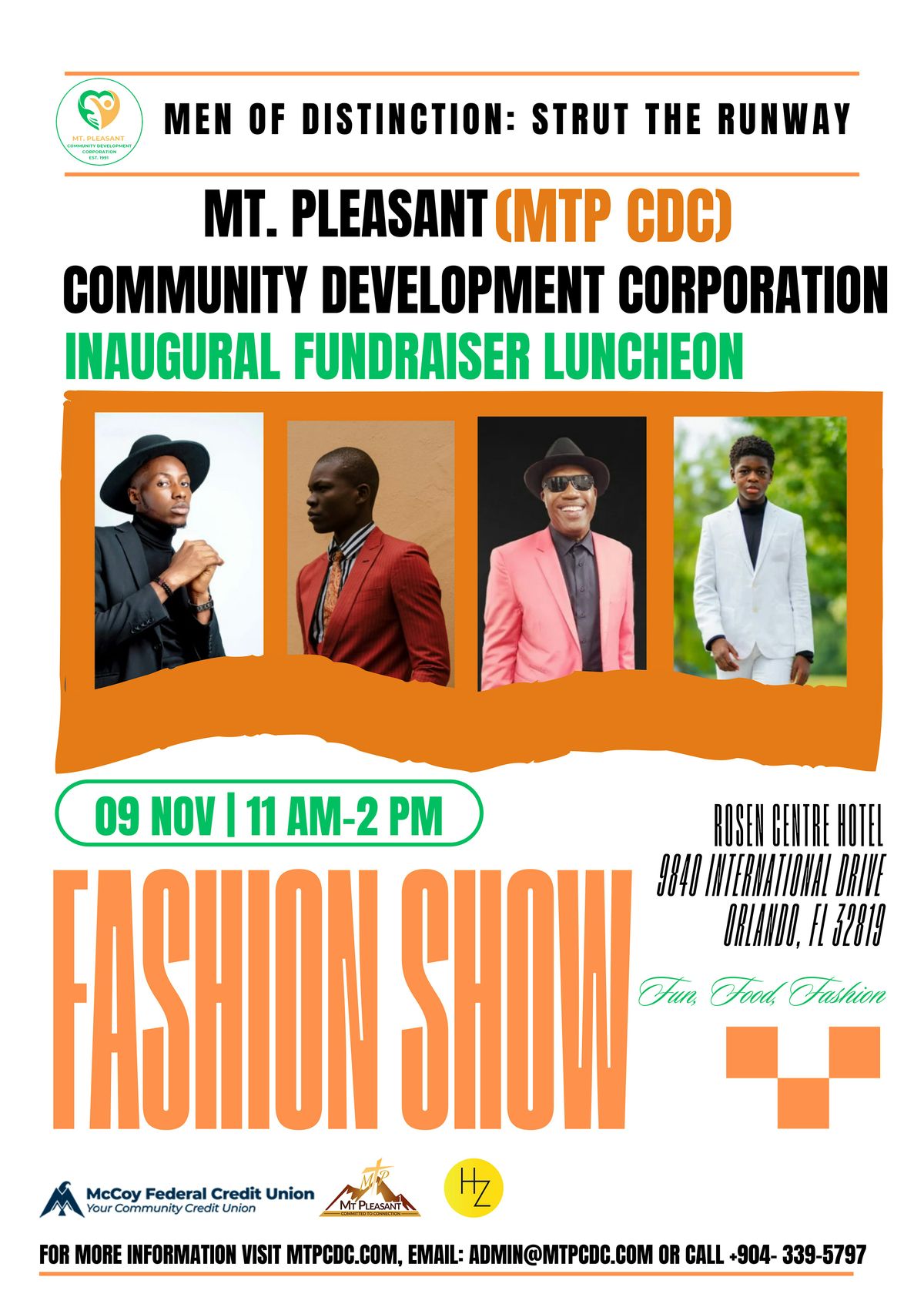 MTP Community Development Corporation| Men of Distinction Fashion Show