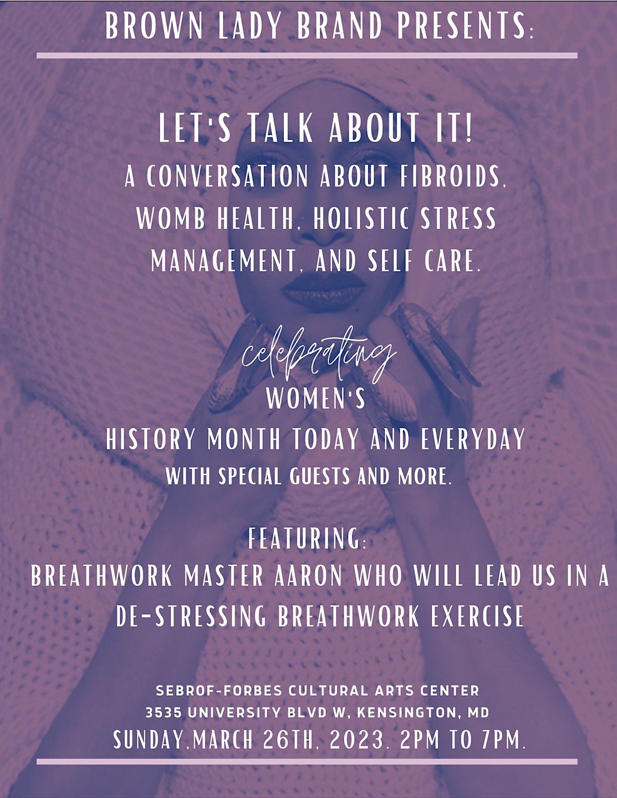 Let's Talk About It! Fibroids, womb health, and holistic stress management.