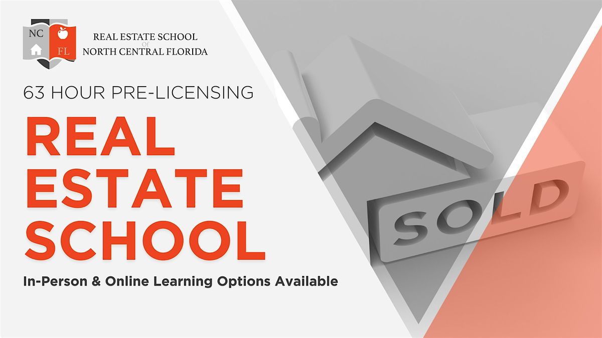 63-hour Pre-Licensing Real Estate Sales Associate Course