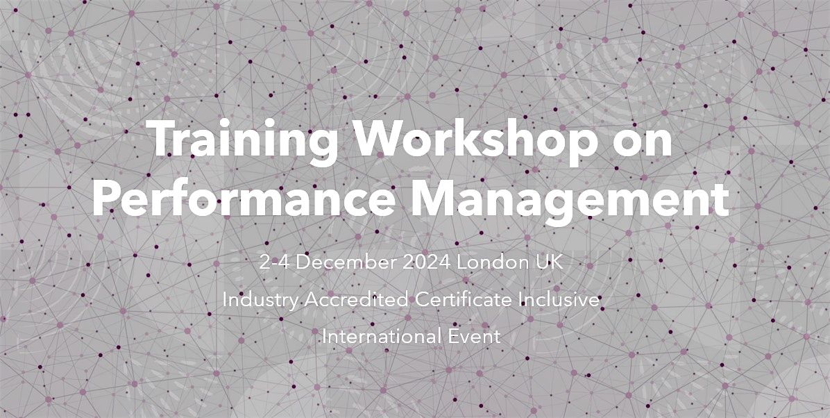 Training Workshop on Performance Management